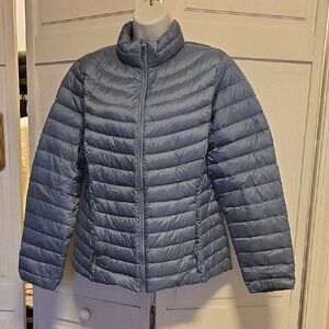 32 Degrees Women's Light Blue Puffer Jacket L